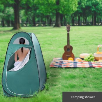 Pop Up Privacy Tent, Outdoor Shower Tent with Carry Bag 7 Pop Up Privacy Tent Green Color 1