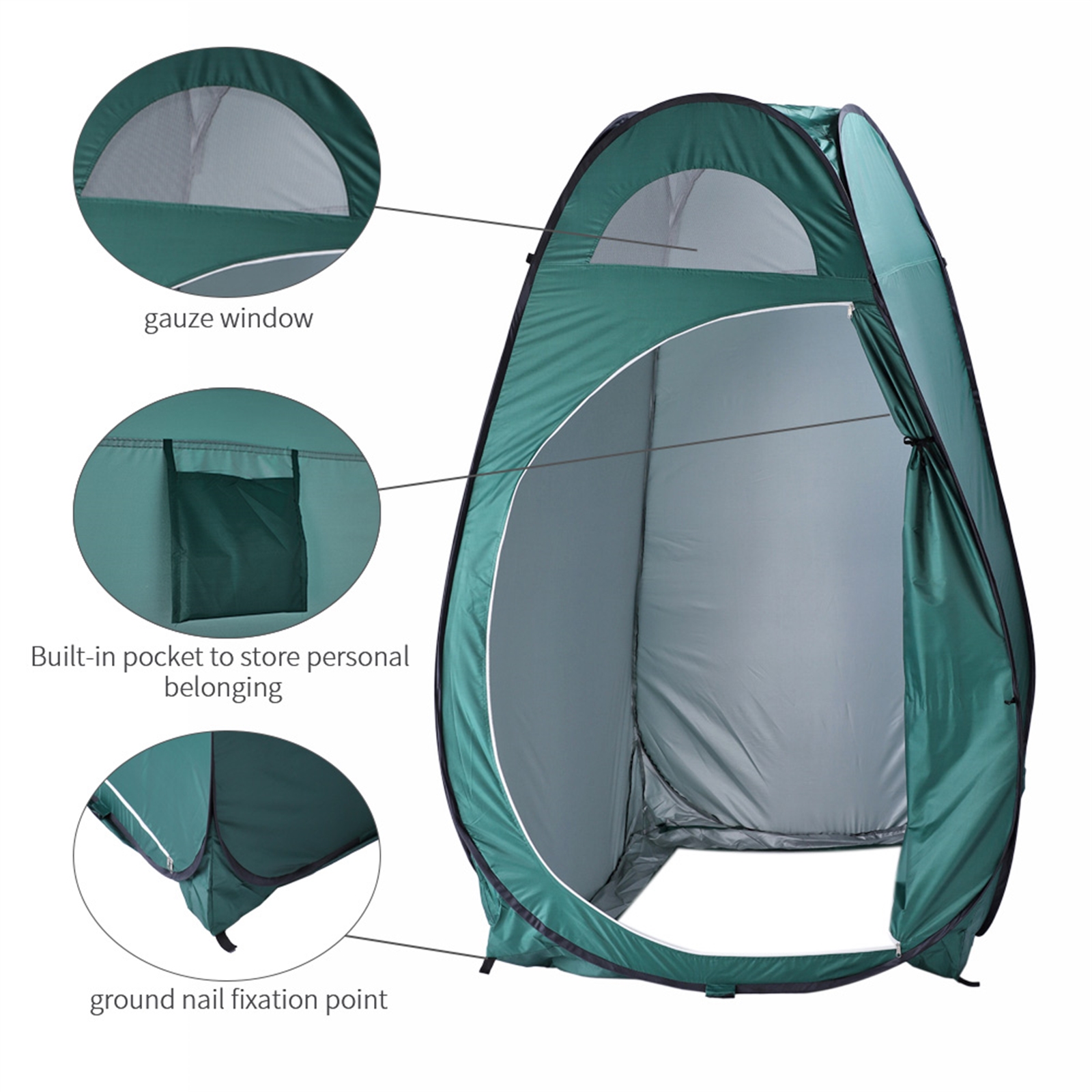 Pop Up Privacy Tent Green Color 2 Pop Up Privacy Tent Green Color 2