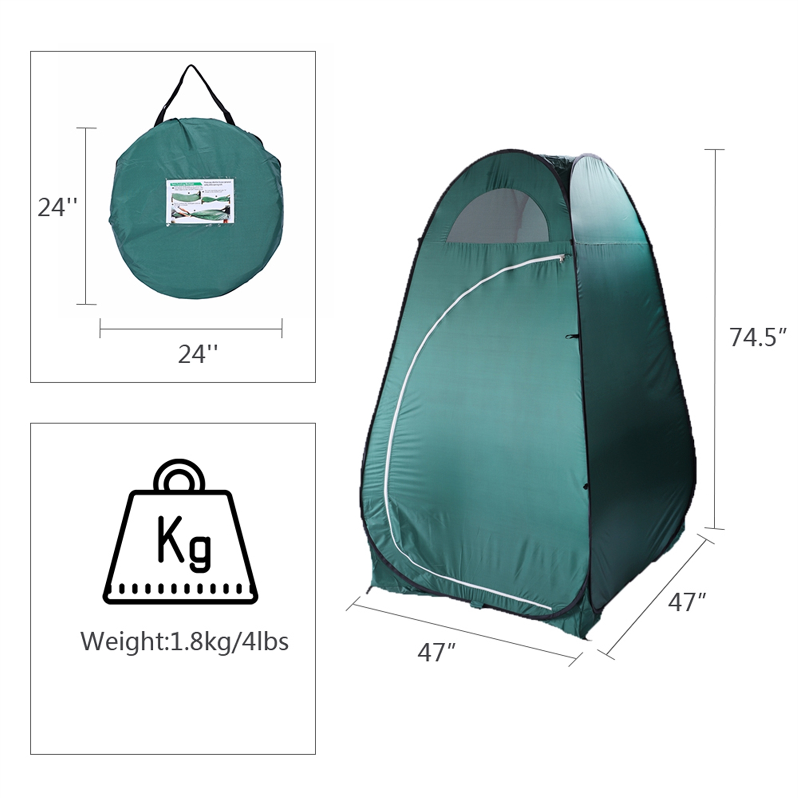 Pop Up Privacy Tent Green Color 21 Pop Up Privacy Tent Green Color 21