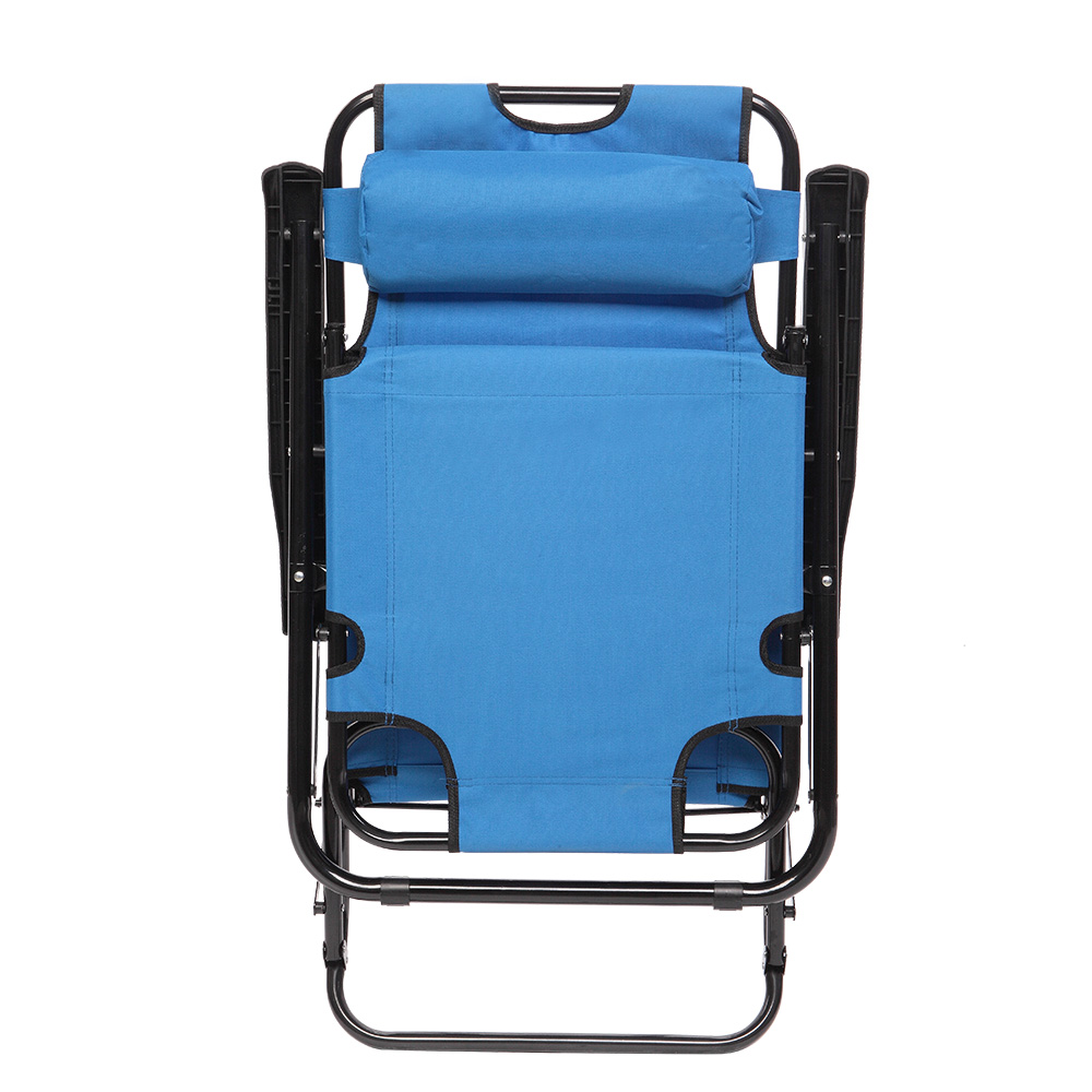 Folding Patio Lounge Chair with Pillow - WEI GLOBAL Online Store