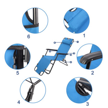 Folding Patio Lounge Chair 3