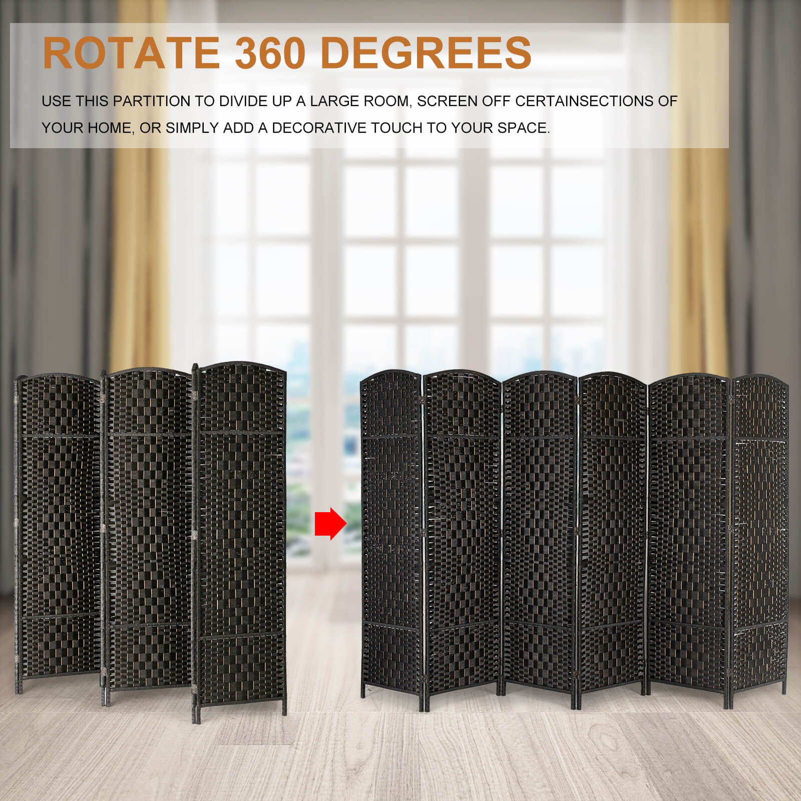 Folding Rattan Chinese Room Dividers 6 Panel 2 Folding Rattan Chinese Room Dividers 6 Panel 2
