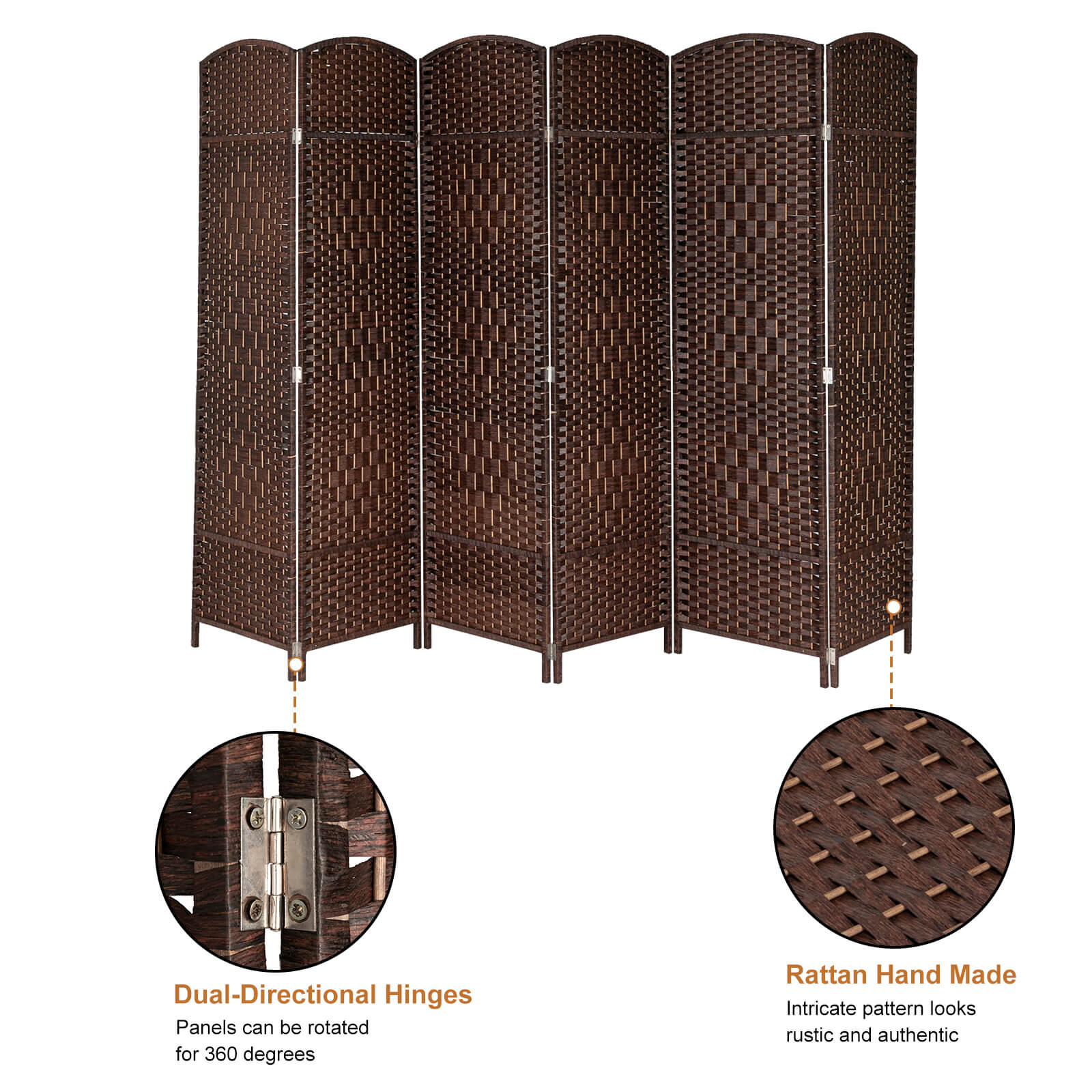 Folding Rattan Chinese Room Dividers 6 Panel 4 Folding Rattan Chinese Room Dividers 6 Panel 4