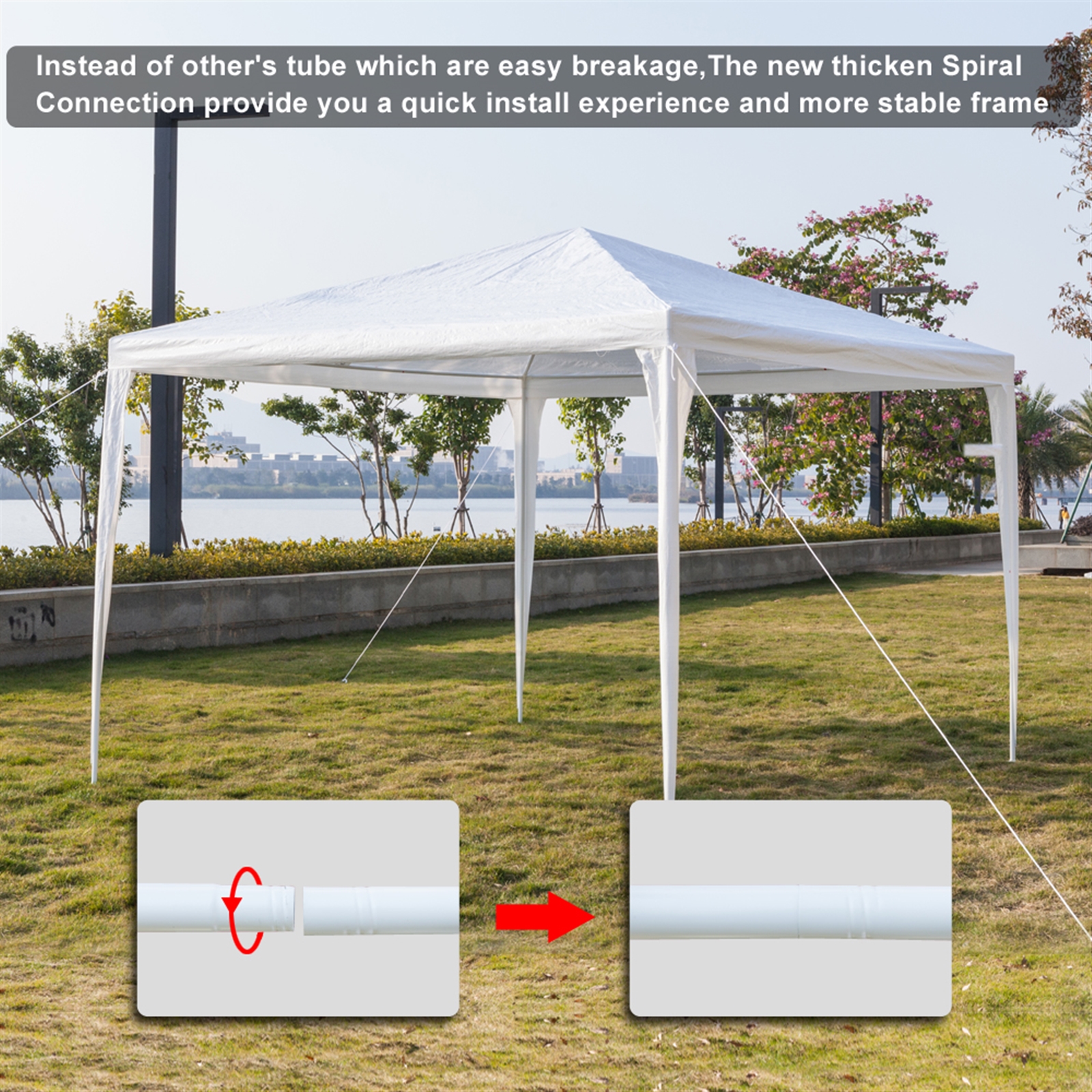 Wedding Event Party Outdoor Canopy 10x10 Ft 3