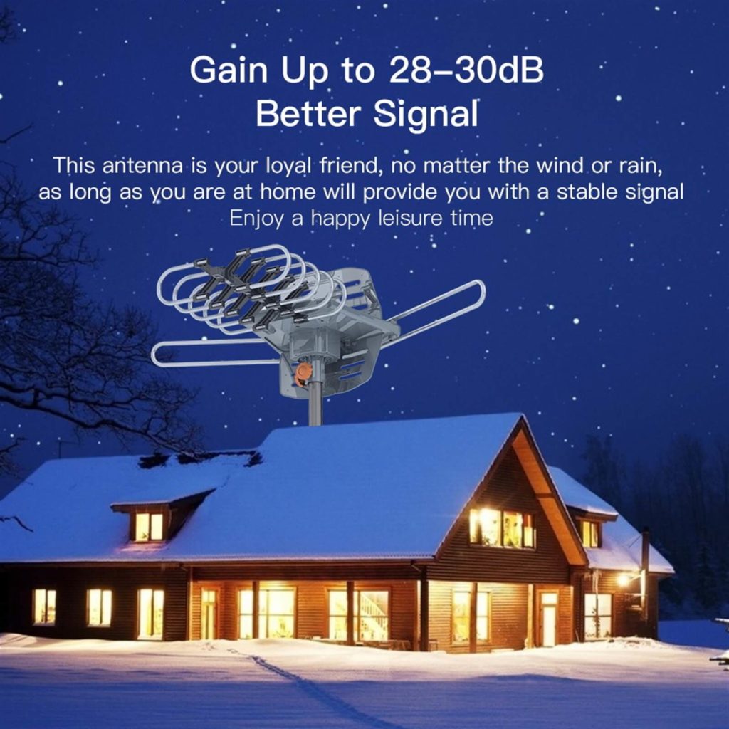 Outdoor TV Antenna Set Including Stand 8 Outdoor TV Antenna with Stand (1)